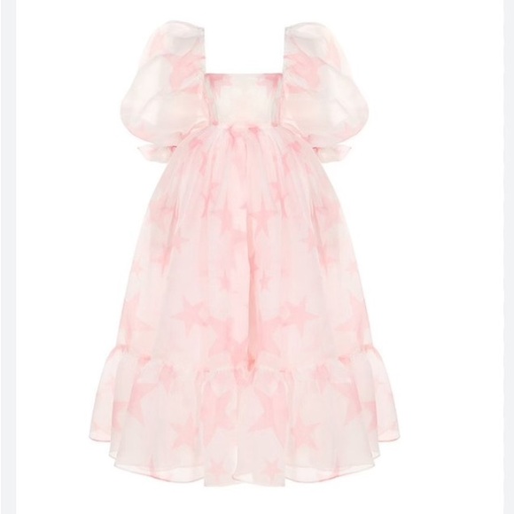 Selkie French Puff Dress in Powdered Star size 4X - Picture 2 of 10